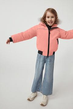 Chamarras Canada Goose Niños Mexico - Grizzly Chaqueta De Bombardero Rosas EK6234170